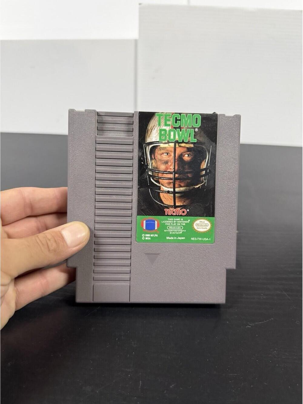 Tecmo Bowl Nintendo NES Tested Working Authentic Cartridge